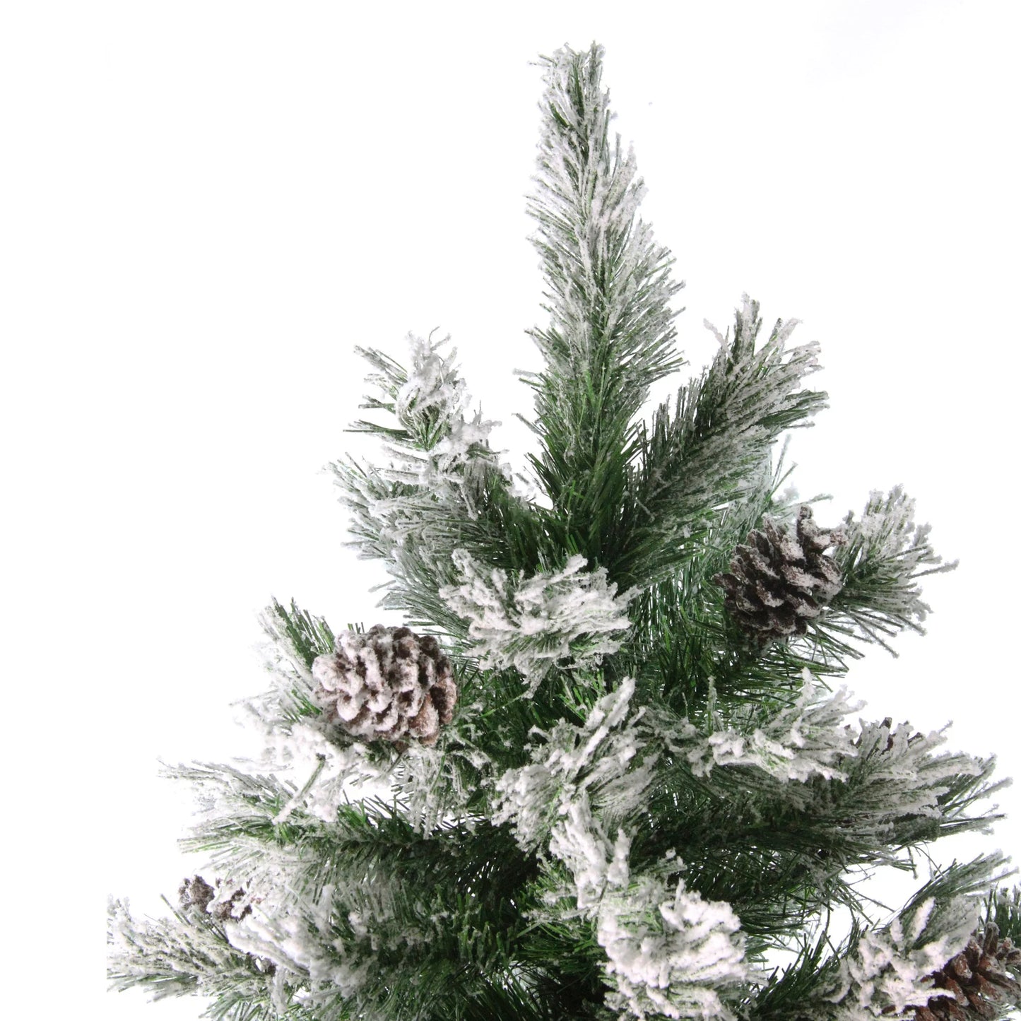 Medium Flocked Angel Pine Artificial Christmas Tree - 7' - Unlit